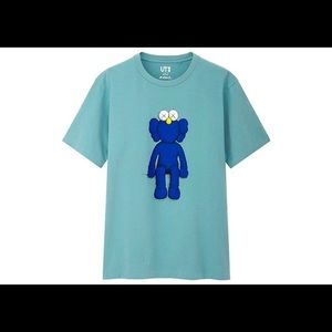 NWT UNIQLO x Kaws Blue BFF T shirt men’s XS